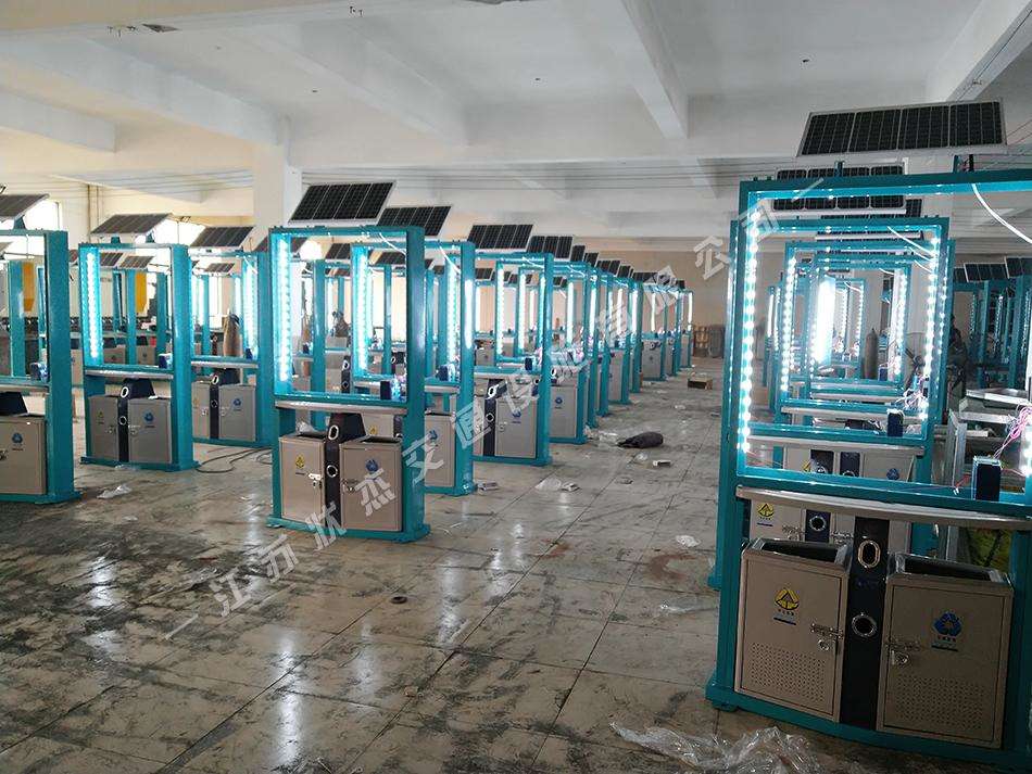 太陽(yáng)能,廣告,垃圾箱,環(huán)保箱,保潔箱_江蘇狀杰交通設(shè)施有限公司 安徽省淮北市廣告垃圾箱發(fā)貨2018-3-24