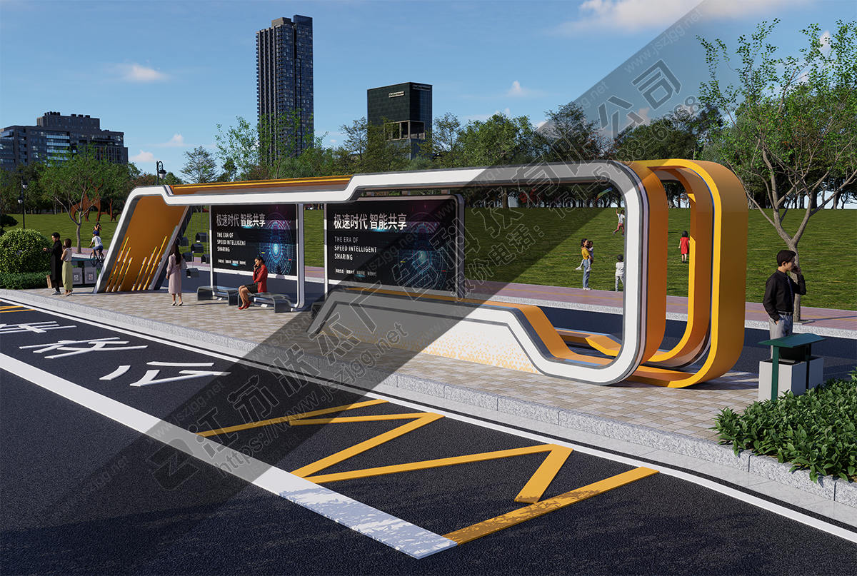 加長公交車站候車亭