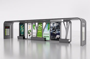 公交候車亭站臺(tái)HCT-XD-1066